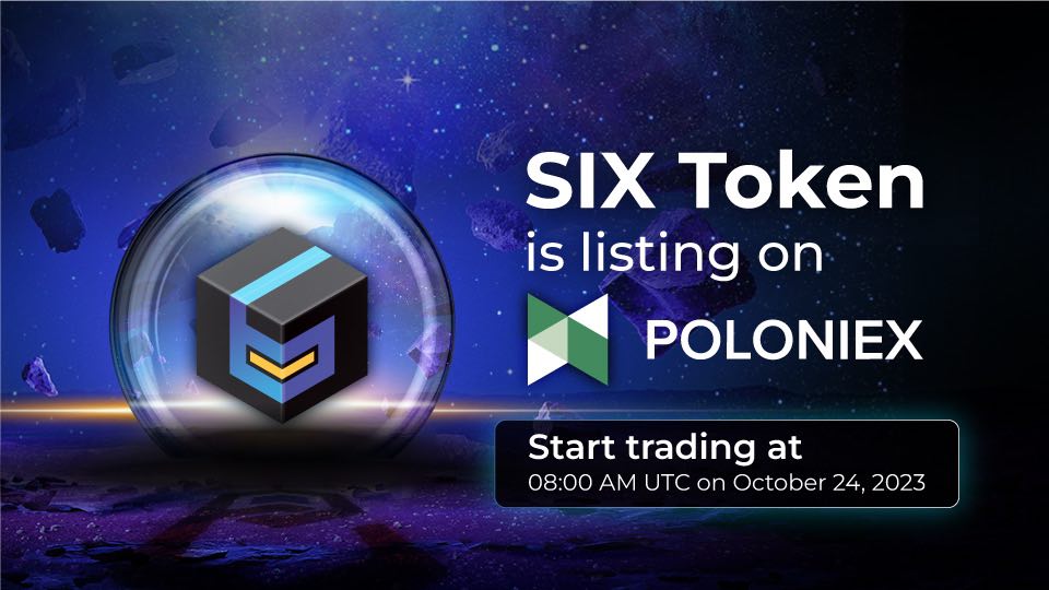 SIX Token ลิสต์บน Poloniex กระดานเทรดอันดับ Top 30